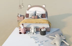 Teen Girl Room Bed