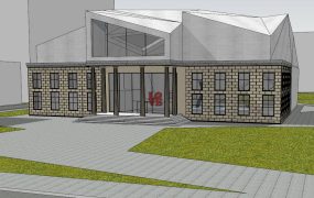 Architecture of Modern Art Gallery