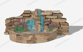 Outdoor Rock Water Fountain