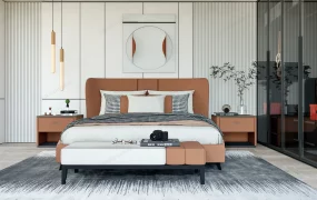 White And Light Brown Bedroom Ideas