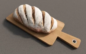 Bread On Plate