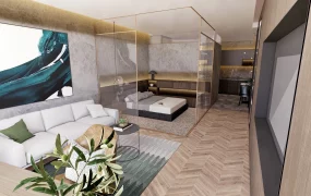 Modern Single Apartment Interior Design