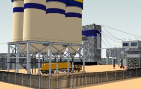 Cement Concrete Mixer Plant