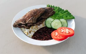 Steak And Rice Dinner