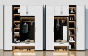 Entryway Hall Tree With Bench And Storage