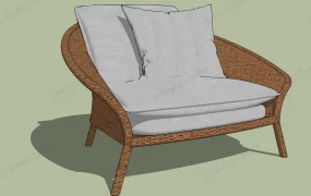 Rattan Lounge Chair