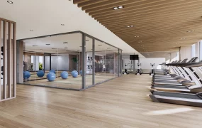 Commercial Fitness Center Interior Design