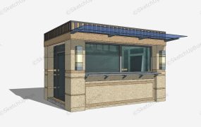 Stone Concession Stand Building
