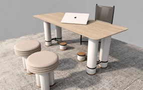 Home Office Desk And Chair Set