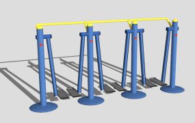 Outdoors Fitness Stepper Station