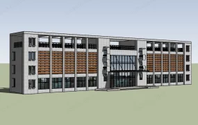 Small Office Building Outside