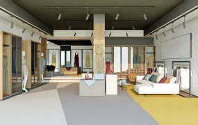 Modern Clothing Store Interior Design
