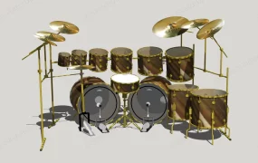 11 Piece Drum Set