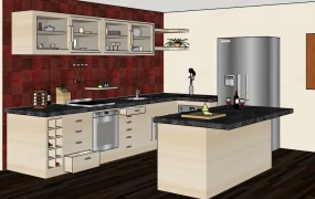 Beige Kitchen Cabinets