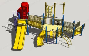 Metal Outdoor Playset