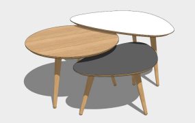 3 Piece Nesting Coffee Table Set