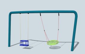 Outdoor Toddler Swing Set