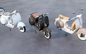 Vintage Vespa Scooters