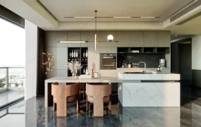 Luxury Home Bar Design Idea