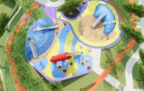 Outdoor Kids Park Playground Plan
