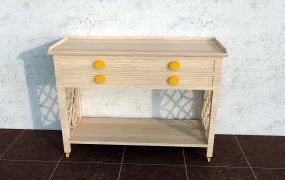 Console Table With Wheels