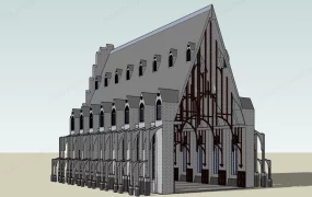 Gothic Cathedral Architecture Exterior