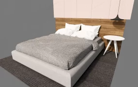Modern Platform Bed With Headboard