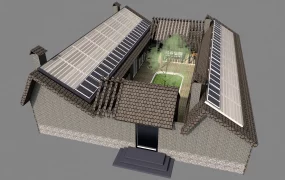 Modernized Chinese Courtyard House