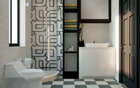 Compact Bathroom Design