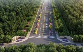 Modern Urban Boulevard