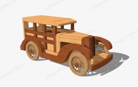 Vintage Wood Car