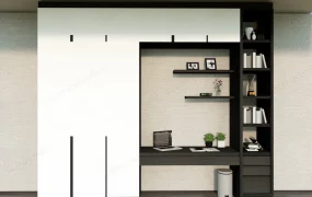 Wardrobe And Desk Combo