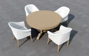 Round Dining Tables For 4