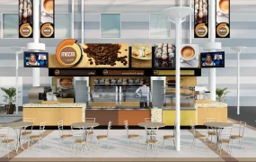 Coffee Shop In Mall