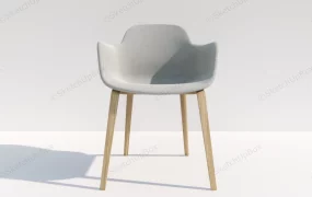 Modern Plastic Bucket Chair