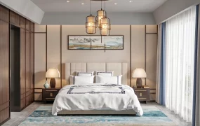 Modern Chinese Style Bedroom Design