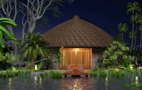 Tropical Eco Luxury Resort Bungalow