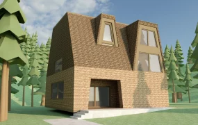 Ultra Modern Mansard Roof Cabin