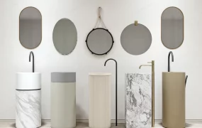5 Freestanding Bathroom Basins Display