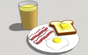 Breakfast Food Set
