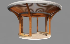 Round Garden Pergola