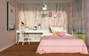 Girls Pink Bedroom