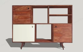 Sideboard With Shelves