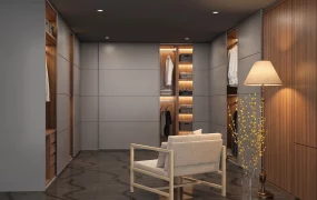 Modern Walk In Closet And Dressing Room Design
