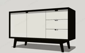 Two Tone Buffet Sideboard