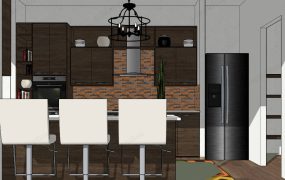 Country Kitchen With Island