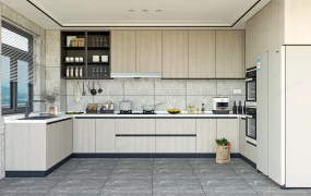 Modern Timber White Kitchen
