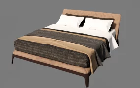 Modern Upholstered Platform Bed