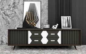 Contemporary Black Sideboard