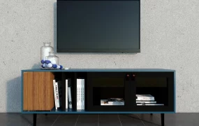Tv Stand Bookcase Combo